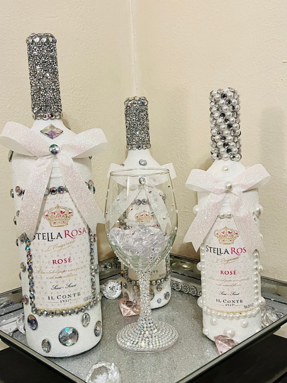 Produktbild von Glitzerflasche Stuttgart Verliebt Geschenk 500ml Gold