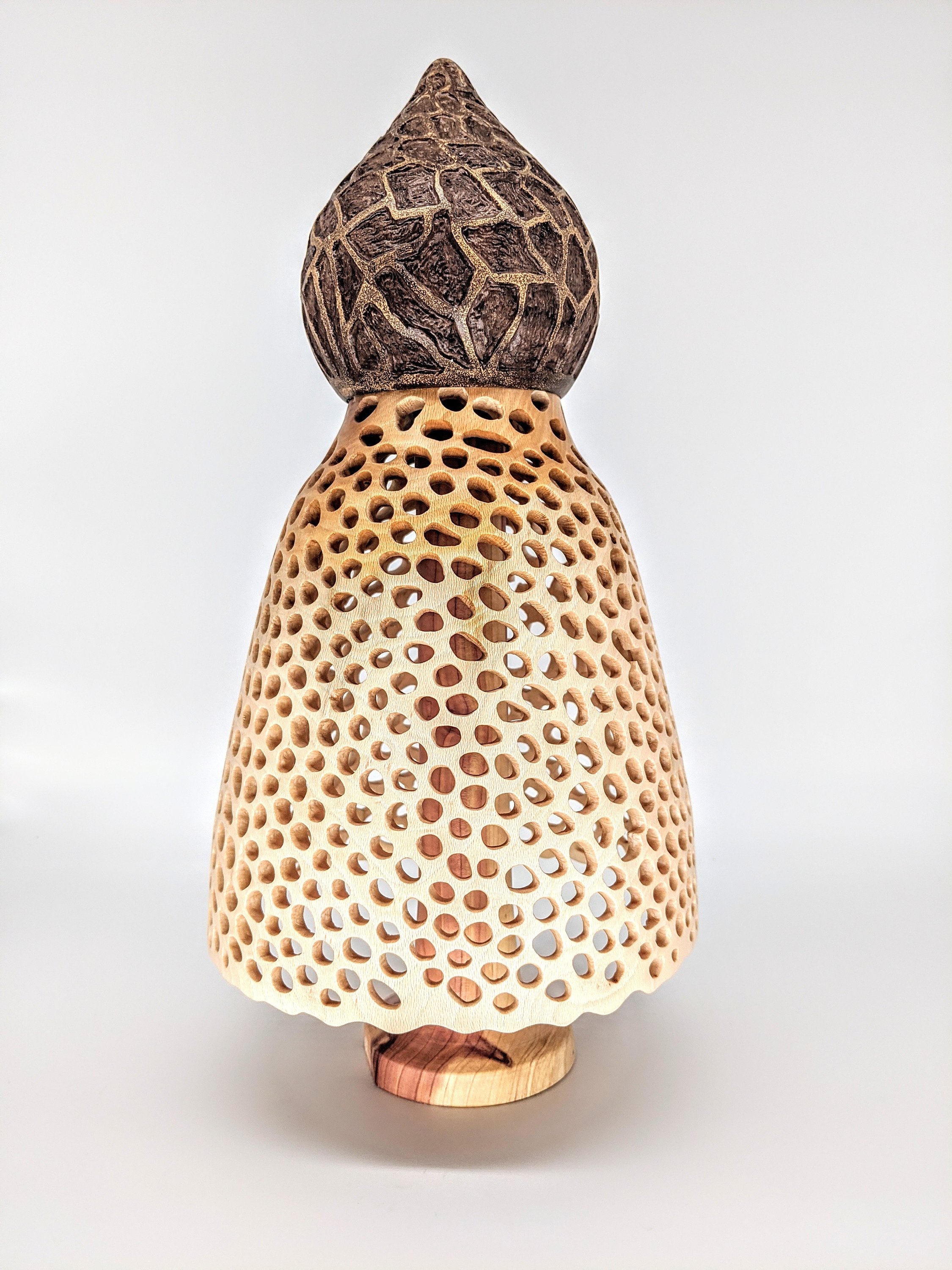 Unique Bridal Veil Mushroom Sculpture Etsy