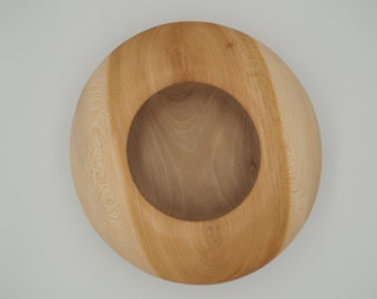 Sycamore hollow form bowl