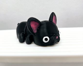 3d Printed French Bulldog Fidgets, Pocket pals, frenchie, dog