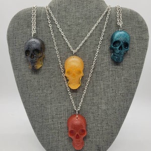 Skull Resin Pendants Halloween