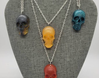 Skull Resin Pendants Halloween