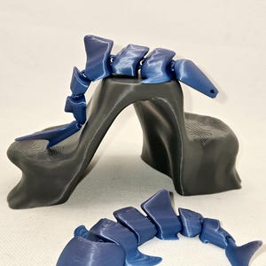 3d Printed Whale Shark, Sea Animal, articulated fidgets, ocean theme