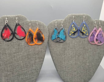 Butterfly Resin Earrings
