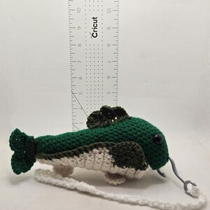 Crochet Bass Fish, Amigurumi Bass, Fishermans Gift - Etsy
