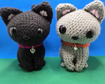 Kitten Crochet Amigurumi Cat stuffed animal pet