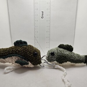 Crochet Bass Fish, Amigurumi Bass, Fishermans Gift - Etsy