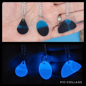 Thin Blue Line Police Support Resin pendants