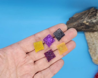 New Mexico State stud resin earrings