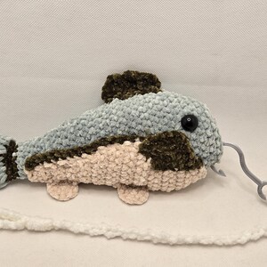 Crochet Bass Fish, Amigurumi Bass, Fishermans Gift - Etsy