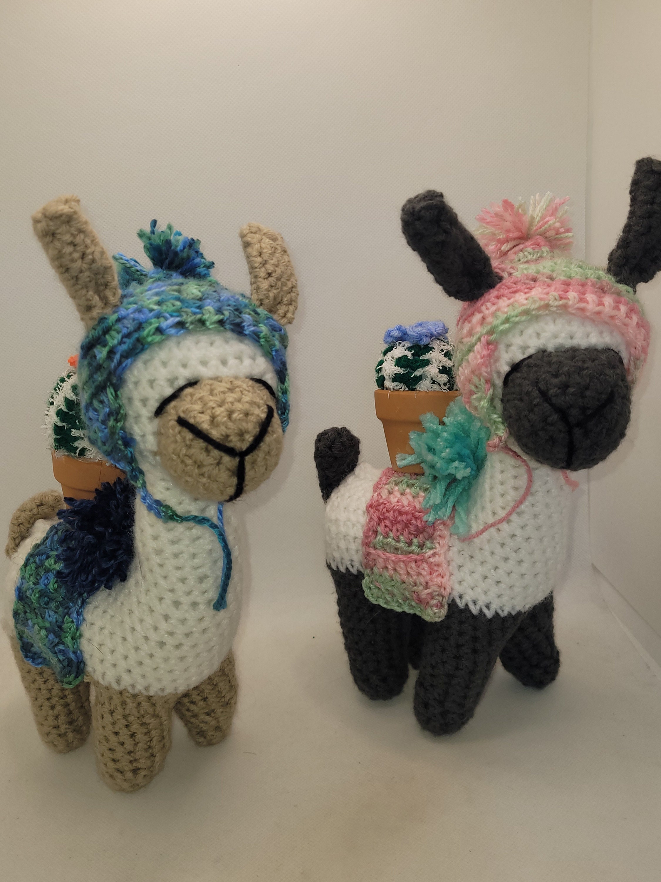 Party Llama Project Bag for Knitters, Crochet, Cross Stitch, Craft  Organization and Storage 