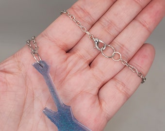 Electric Guitar Resin Pendant necklaces