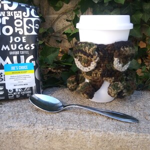 Camouflage Octopus Cup Cozy