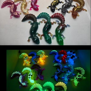 Glow in the Dark Gecko Lizard decoration