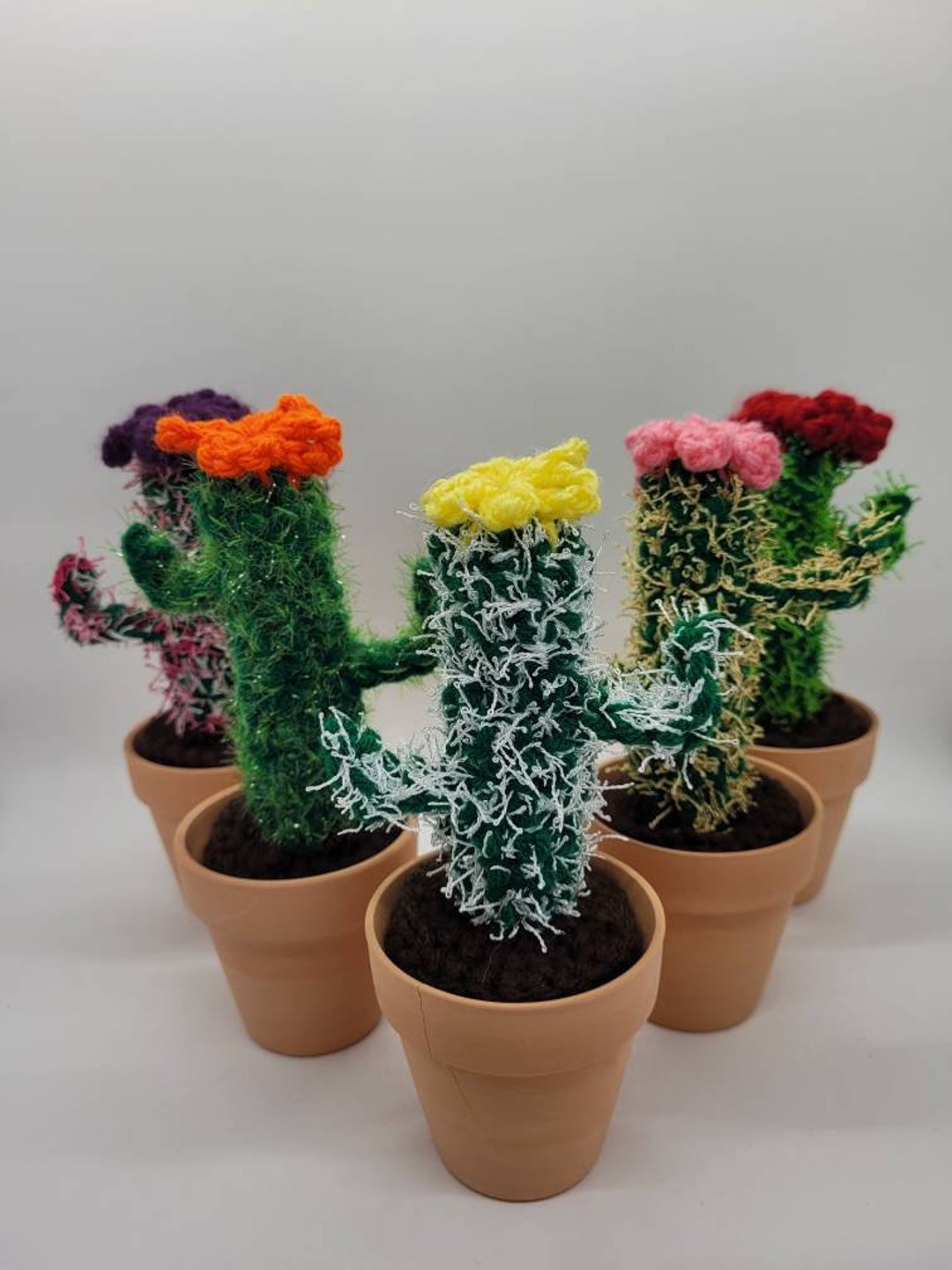Crochet Saguaros Cactus in Terra Cotta Pot - Etsy