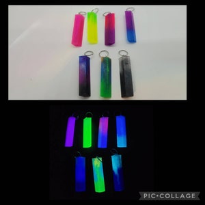 Rhombus Glow Crystal Pendants