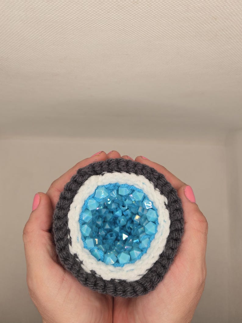 Crochet Geode Plush – Handmade Crystal-inspired Decor - Etsy