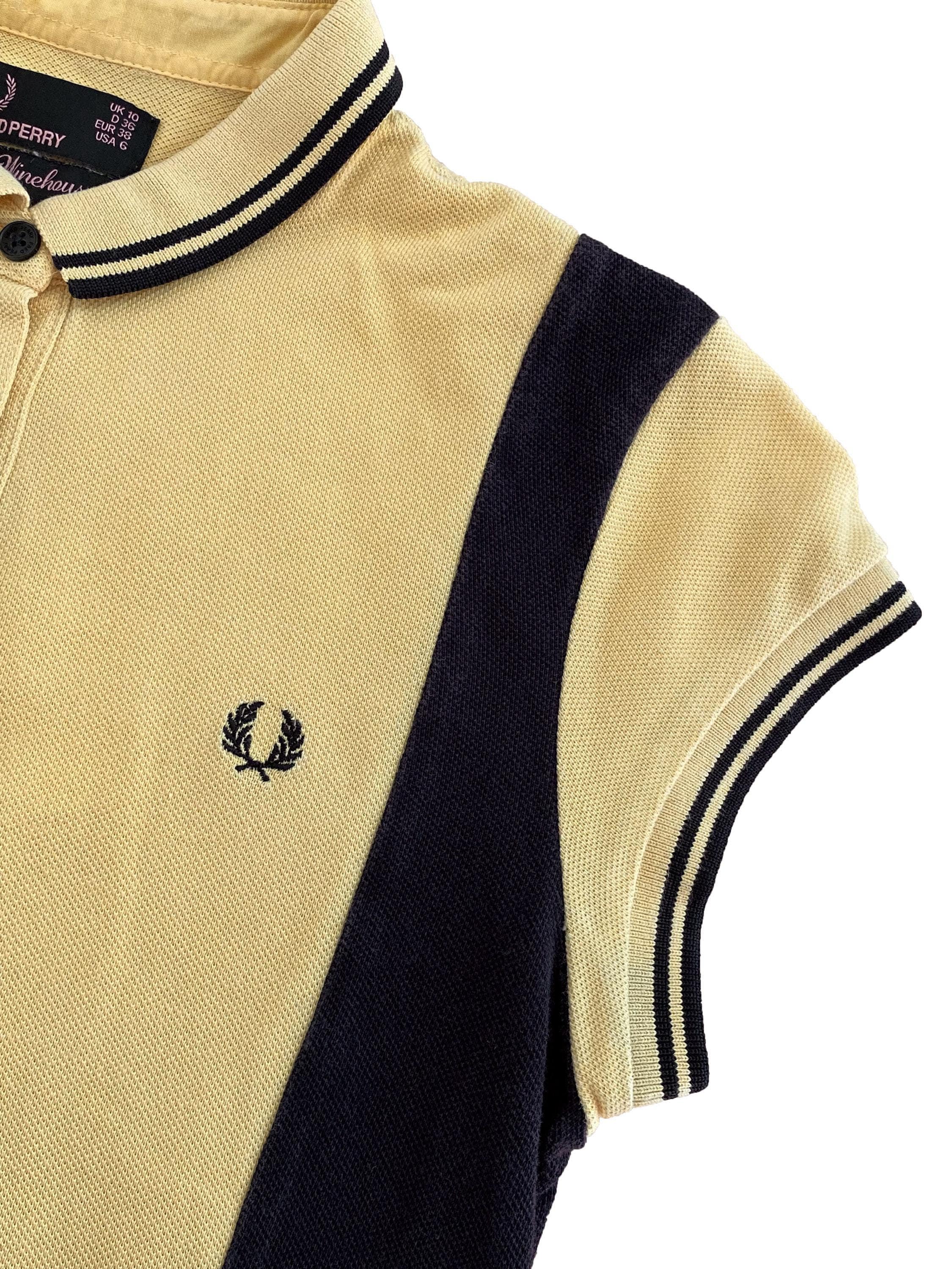 Fred Perry Black Yellow - Etsy