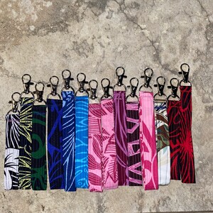 Hawaiian Print Wristlet Key Chain Key For - Etsy