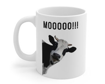 Cow Mug, Moo Funny Mug, Farm Animal, Country Farmer, Moo I'm A Cow, Cow Lover, Cow Lover Gift, Cow Theme, Cow Party, Farm Theme