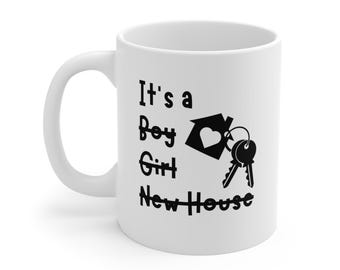 Funny New Homeowner Mug, Home Buying Announcement, Housewarming Gift, New Home Era Mug, Housewarming Mug, Homebuyer Gift, New House Mug