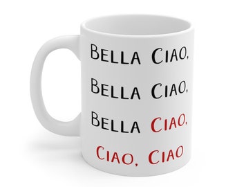 Bella Ciao Money Heist Mug, La Casa De Papel Mug, El Profesor, TV Show Fans Gift, The Professor