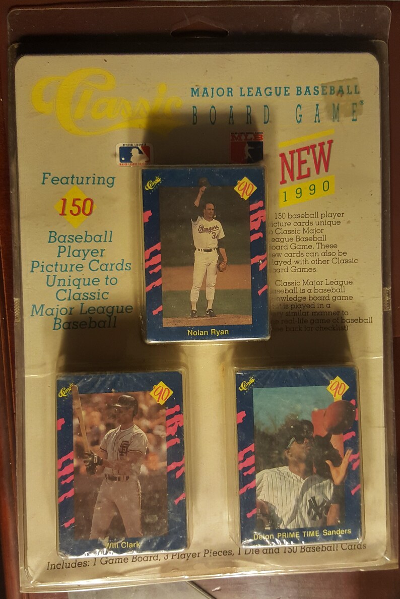 1990 Classic Major League Baseball Board Game with 150 new Etsy