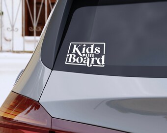Kids Twins On Board Decal, Baby On Board Sticker, Baby On Board Car Decal, Baby Decal, Car Decals for Women, Vinyl Decal, Baby Sign