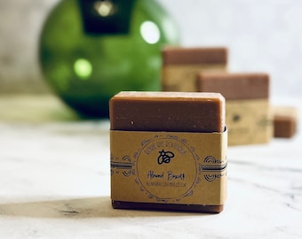Grandes barras de jabón hechas a mano, jabón de almendras Biscotti, jabón en rodajas hecho a mano, jabones caseros, aromas de jabón de verano, regalo para ella, día de la madre, regalo