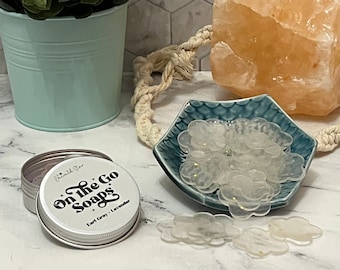 Travel Soap | Soap in a Tin | Purse Soap | Zero Waste Camping Soap | Guest Bathroom Soaps