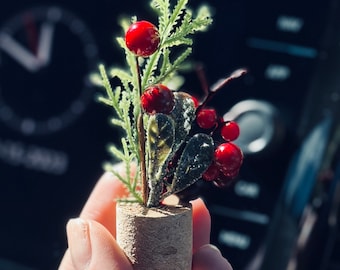 Mini Holiday Car Air Freshener, Pumpkin Spice  A/C Vent Clip, Cute Car Accessories, Essential Oil Diffuser, Boho Decor, Stocking Stuffer