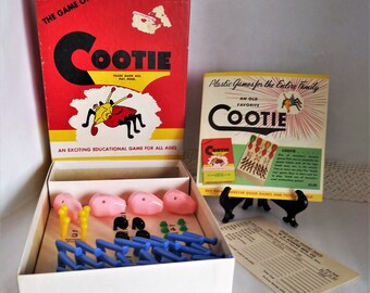 Vintage Cootie Game Etsy Vintage Cootie Game Etsy