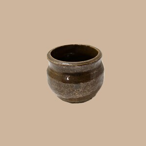 Miniature Pottery Vase ~ St. Helen's Ash ~ Handmade ~ Signed 1982