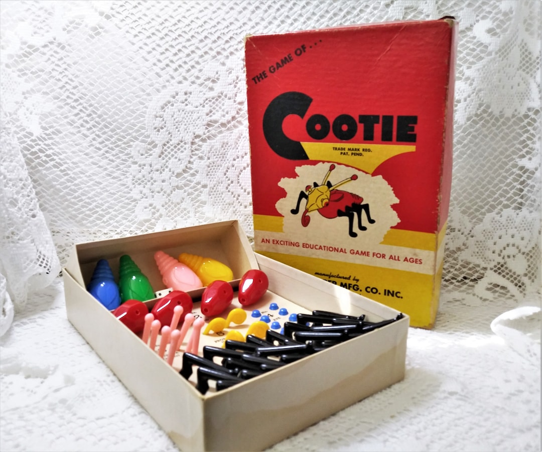 1949 the Game of Cootie Complete Great Colors Good Box Etsy