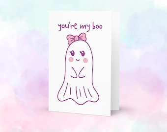 You're My Boo Printable Card, Digital Download