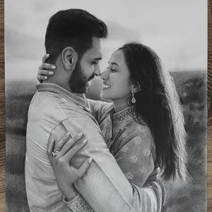 写真からのカスタム鉛筆肖像画、パーソナライズされたギフト、肖像画、リアルな描画、グラファイト描画、鉛筆画、ギフト、ペット、アート