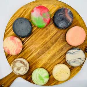 Circle Soaps  - Palm Free Soaps -The Perfect Circle Bar -  -Guest Soaps-Free Soap Bag-teatree soap
