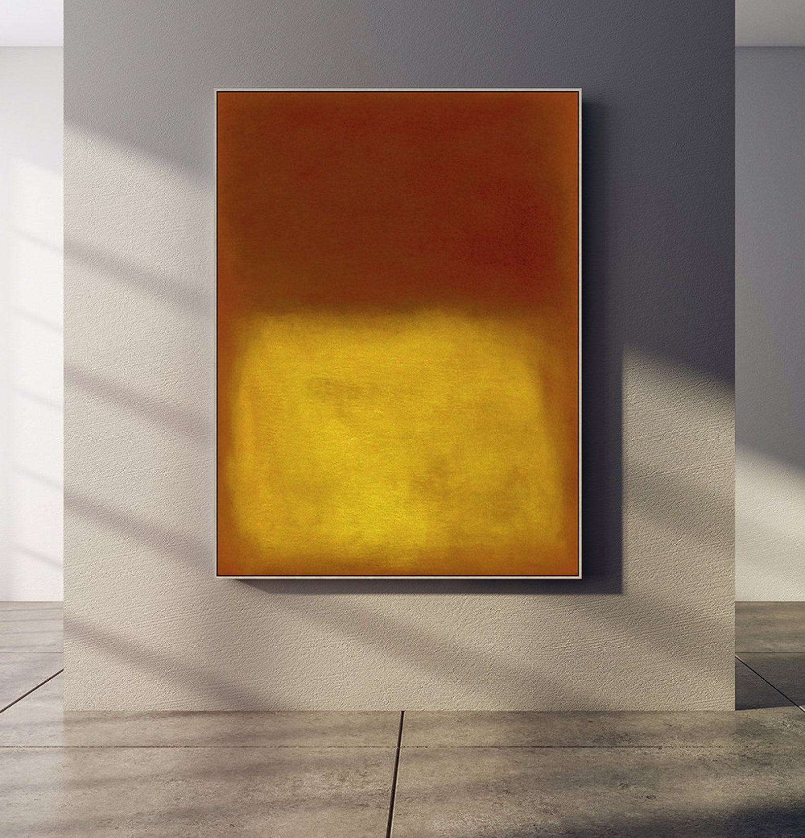 Mark Rothko Color Field Abstract Acrylique Painting SALE Etsy