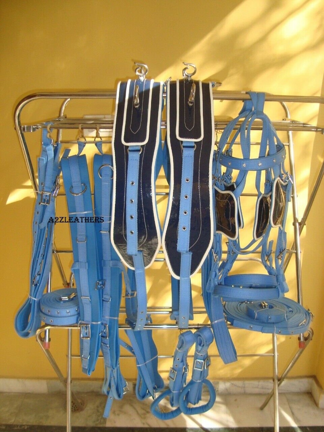 New! Equi-Web Nylon Driving Harness main image 1