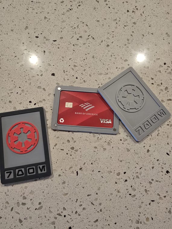 Imperial credit tap & pay card holder NFC