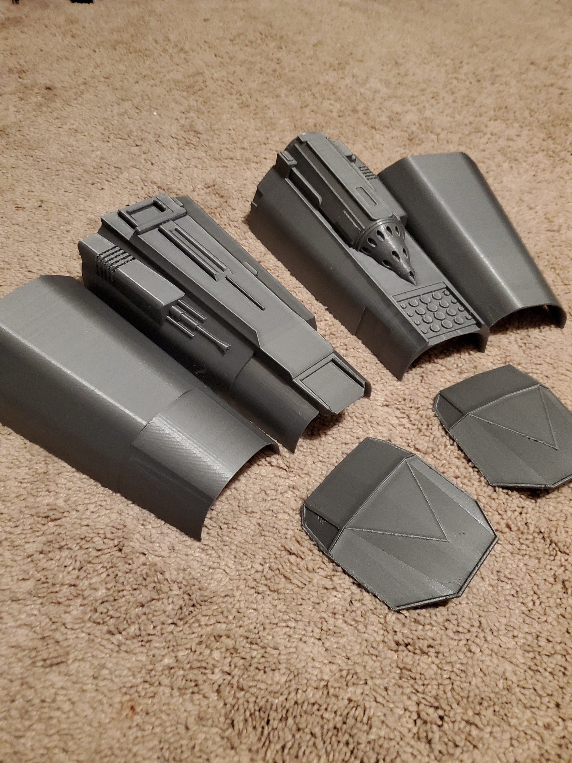 Updated Tougher PLA The Mandalorian Gauntlet pair beskar Din Etsy