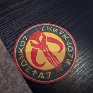 Boba Fett Mandalorian Star Wars coasters