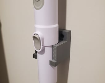 Electric bathroom scrubber wall mount