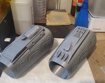 NEW!! Sabine Wren, Ahsoka, Screen accurate, SCALED to your size, now stronger, The Mandalorian Beskar armor gauntlets and hand plates