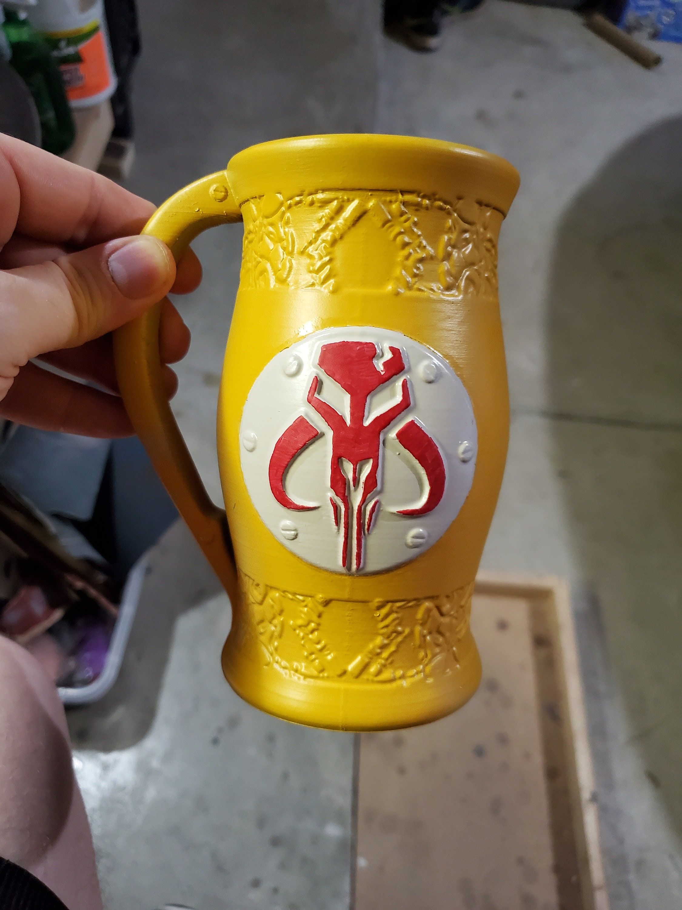 Rawcliffe Boba Fett Icon (Mandalorian) Ceramic Mug - Boba Fett Collectibles  - Boba Fett Fan Club