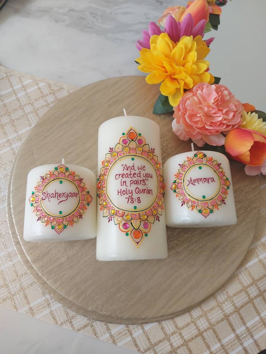 Henna Candles for Mehndis Weddings Christmas and All Etsy UK