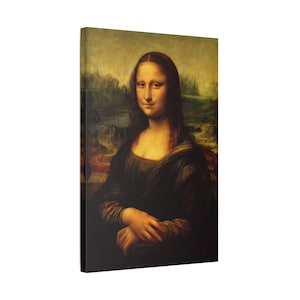 Toile artistique La Joconde de Léonard de Vinci