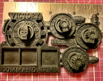 Warhammer 40k Adepts of Mars Machines game turn, command, & victory tracker