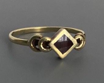 Citra Italy 14k Gold Onyx Designer Ring