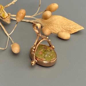 Vintage Rose Gold Carnelian and Agate Spinning Fob Pendant 9ct